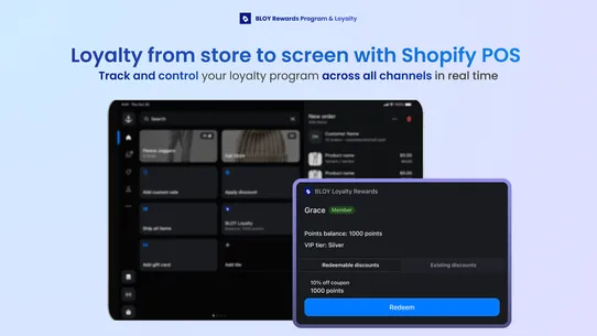BLOY Loyalty Program Rewards screenshot