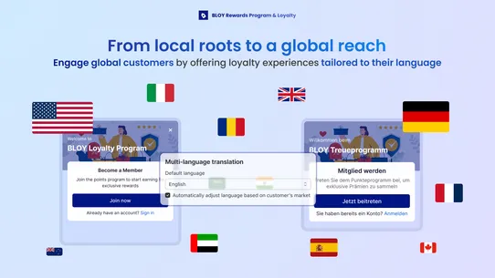 BLOY Loyalty Program Rewards screenshot