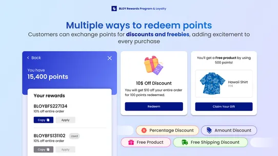BLOY Rewards Program &amp; Loyalty screenshot