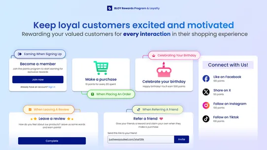 BLOY Rewards Program &amp; Loyalty screenshot