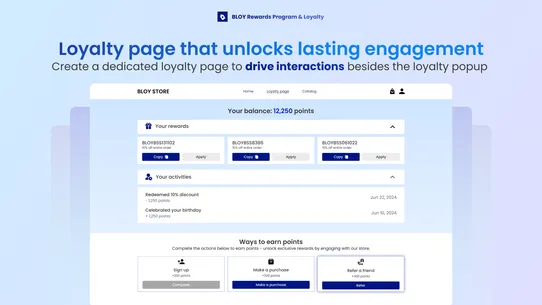 BLOY Rewards Program &amp; Loyalty screenshot