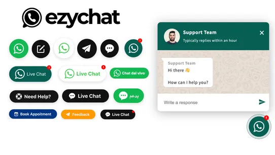 Ezychat: Whatsapp Chat Button screenshot