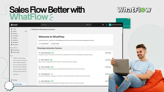 WhatFlow‑WhatsApp Automation screenshot