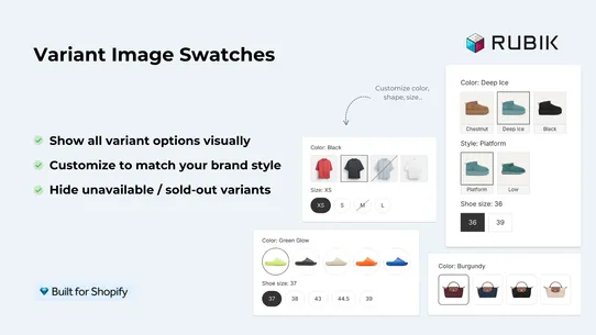 Rubik Variant Images &amp; Swatch screenshot