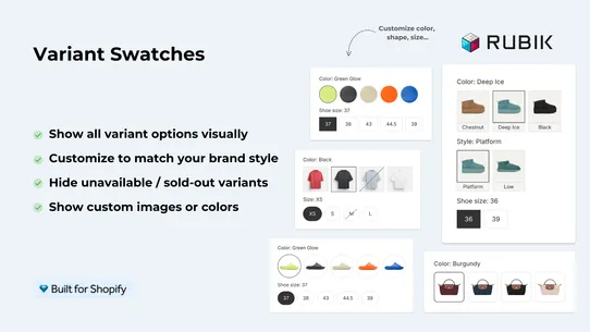 Rubik Variant Images &amp; Swatch screenshot