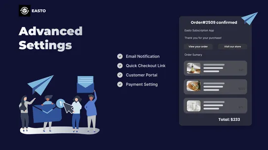 Easto Subscriptions App screenshot