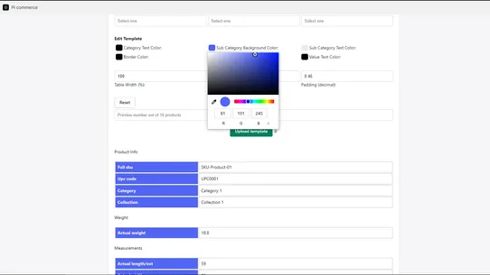 PI Product Manager screenshot