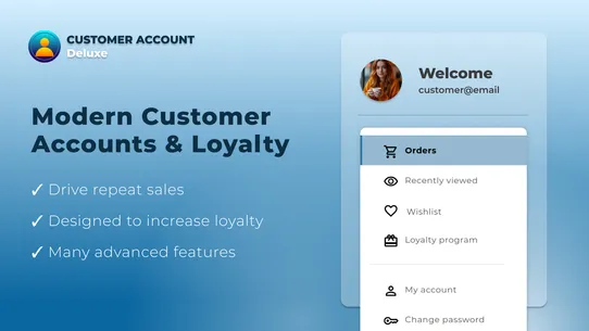 Customer Accounts Deluxe screenshot