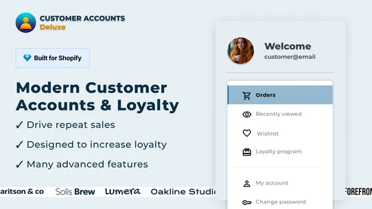 Customer Accounts Deluxe screenshot