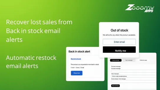 Back in stock Restock Alert ZA screenshot
