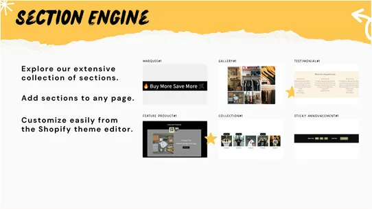 Section Engine: Theme Sections screenshot