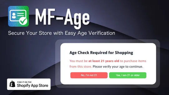 Age Verification | MF Age screenshot