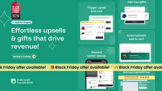 Koala Free Gift BOGO Upsell screenshot
