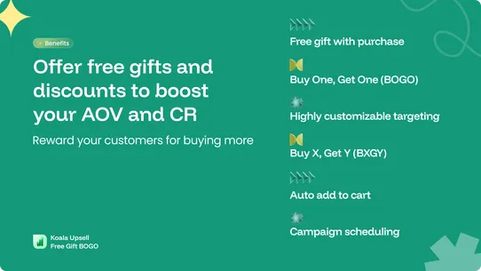 Koala Free Gift BOGO Upsell screenshot