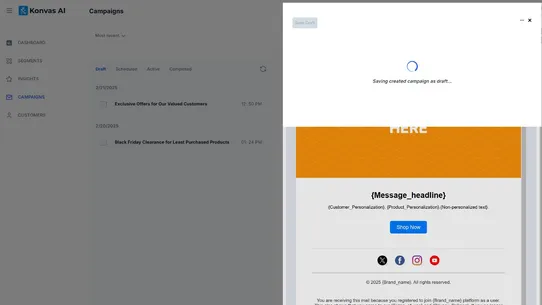 Konvas AI: Crafts Your Emails screenshot