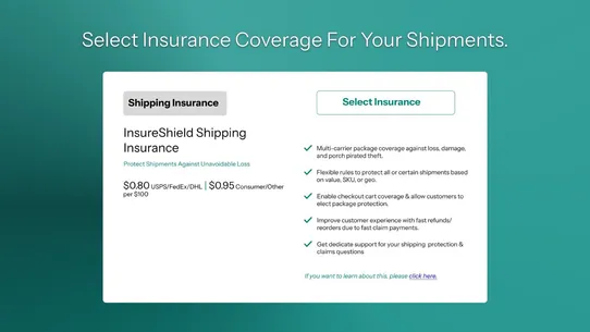 Order Score &amp; Package Protect screenshot