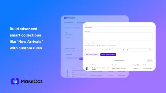 Collections Bulk Add ‑ MassCat screenshot