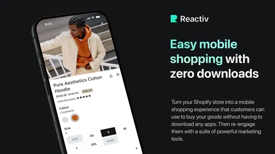 Reactiv ‑ Mobile App Builder screenshot