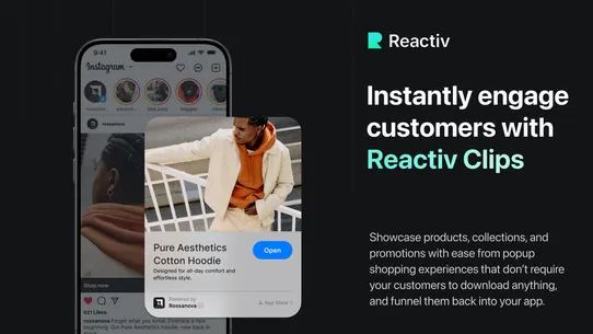 Reactiv ‑ Mobile App Builder screenshot