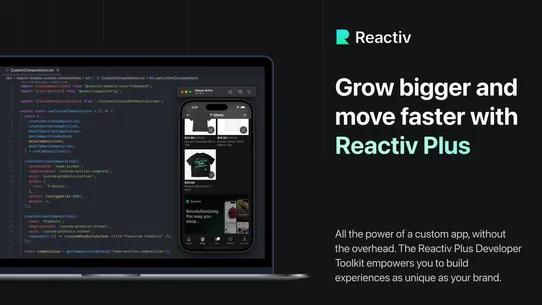 Reactiv ‑ Mobile App Builder screenshot