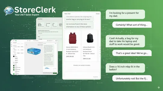StoreClerk: AI Sales &amp; Support screenshot
