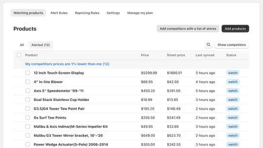 GJ Price Tracker screenshot