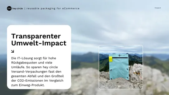 Mehrwegversand | hey circle screenshot