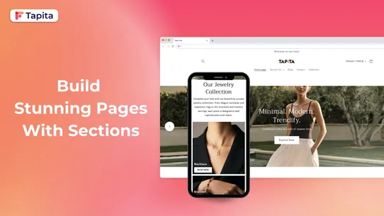 Tapita: AI Theme Section Store screenshot