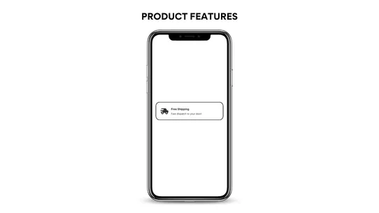 Product Features + Trust Icons screenshot