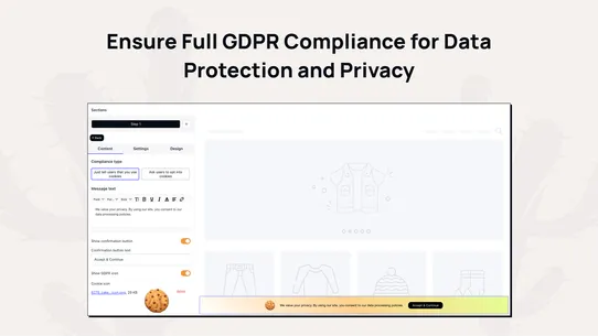 K: GDPR Cookie Consent screenshot