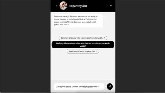 Alesia AI Chatbot screenshot