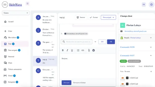 HelpWave AI screenshot