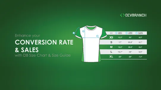 DB Size Chart &amp; Size Guide screenshot