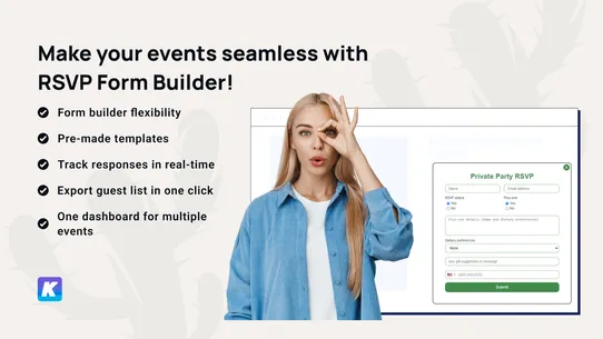 K: RSVP Forms Builder screenshot