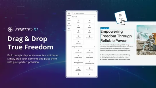 FastifyAI Landing Page &amp; Blog screenshot