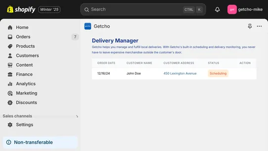 Getcho ‑ Same Day Delivery screenshot