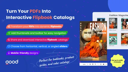 GA: PDF Catalog + FlipBook screenshot