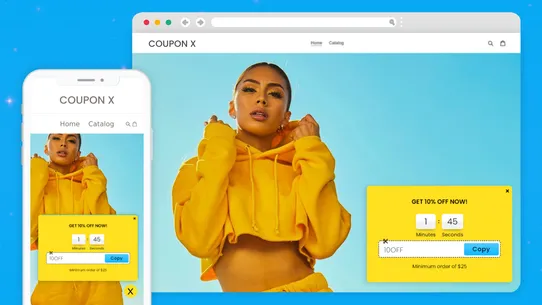 Coupon X: Discount Code Pop Up screenshot