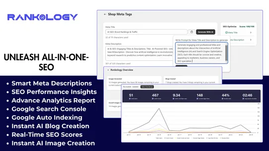 Rankology SEO Analytics screenshot