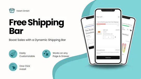 Visiert Shipping Bar screenshot