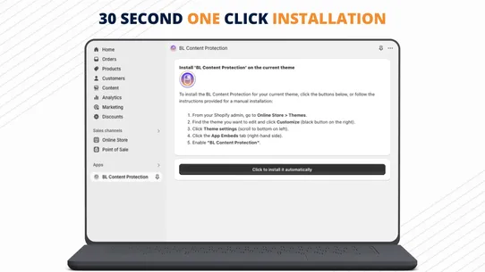BL Content Protection screenshot