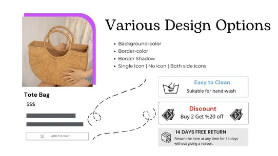 Hey! Product Page Banner&amp; Text screenshot