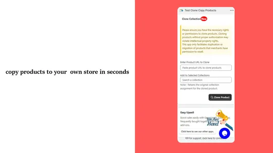 Easy ‑ Copy Products screenshot