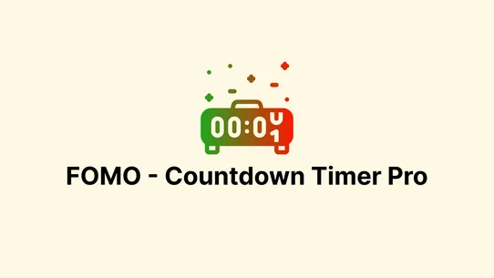 FOMO ‑ Countdown Timer Pro screenshot