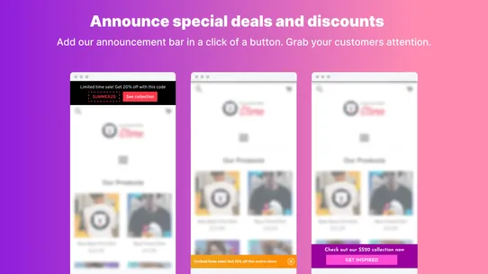 Discount Announcement Bear screenshot