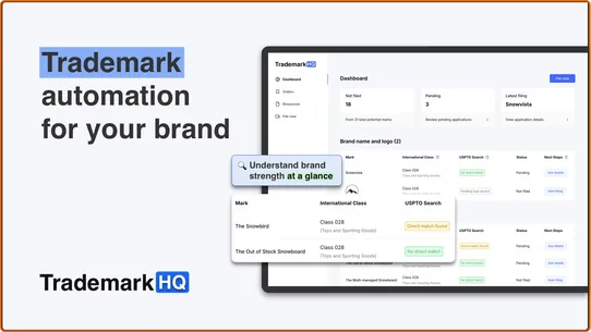 TrademarkHQ screenshot