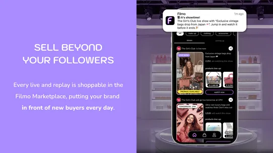 Filmo ‑ Fashion Live Shopping screenshot