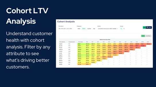 Delineate: Cohort LTV Analysis screenshot