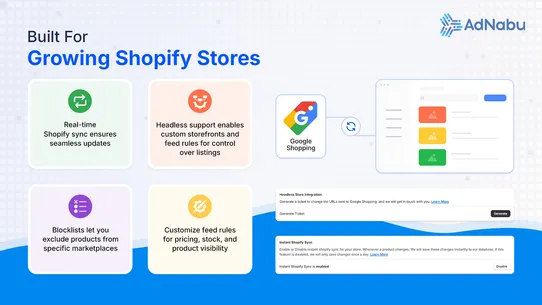 Nabu for Google Shopping Feed screenshot