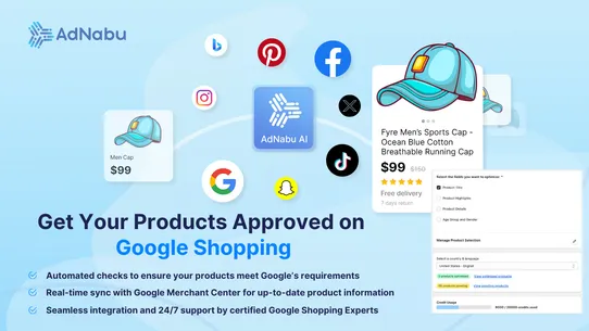 Nabu for Google Shopping Feed screenshot